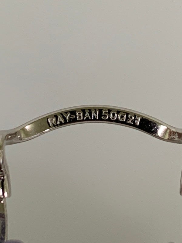 【中古美品】【メンズ】 Ray-Ban レイバン ROUND METAL SUNGLASSES RB3447 ラウンドメタル サングラス アイウエア 203-260327-jt-06-min サイズ:50 □ 21-145 カラー:シルバー/ブラック 万代Net店