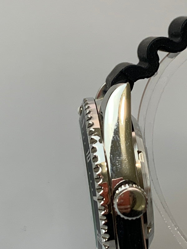 【中古品】【メンズ】 CITIZEN シチズン 4-820789Y チャレンジダイバー 150M 1978年製 自動巻腕時計 197-260331-zi-14-min カラー:ブラック/シルバー 万代Net店