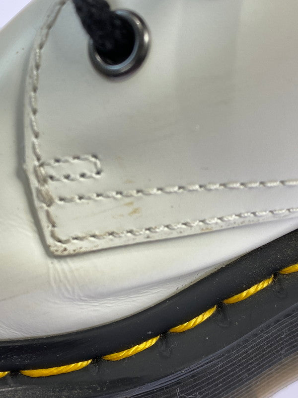 【中古品】【レディース】 Dr.Martens ドクターマーチン 15265100 QUAD RETRO JADON WHITE POLISHED SMOOTH 靴 164-260402-zi-18-min サイズ:US5 カラー:ホワイト 万代Net店