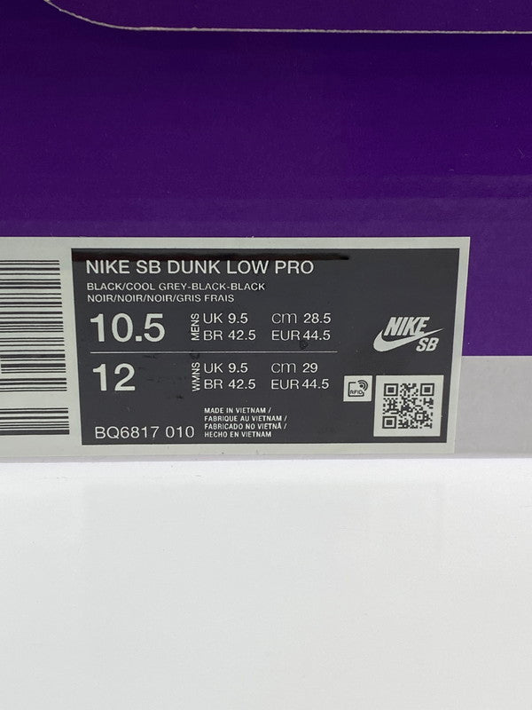 【中古美品】【メンズ】 SB BQ6817-010 DUNK LOW PRO 靴 シューズ スニーカー SNEAKER 160-260402-KS-11-min サイズ:28.5cm カラー:BLACK/COOL GREY-BLACK-BLACK 万代Net店