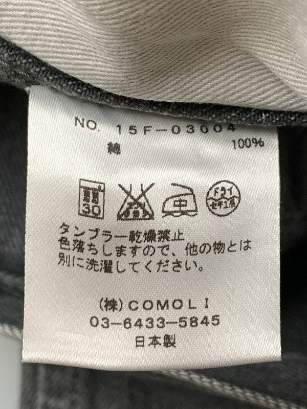 【中古品】【メンズ】 COMOLI コモリ TAPERED 5 POCKET PANTS 15F-03004 テーパード ファイブポケットパンツ メンズ ボトムス ジーンズ 151-260403-em-26-min サイズ:3 カラー:グレー 万代Net店