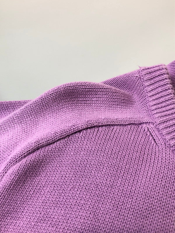 【中古品】【メンズ】 J.CREW ジェイクルー 00S CREW KNIT SWEATER クルーニットセーター 146-260423-zi-07-min サイズ:XL カラー:パープル系 万代Net店