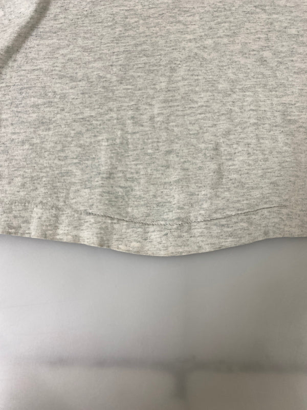 【現状渡し品】【メンズ】 USED ユーズド 90S PIETROS RUN FASTA EAT PASTA 5K TEE 90年代 プリント Tシャツ メンズ トップス ヴィンテージ 半袖 146-260720-em-26-min サイズ:XL カラー:グレー 万代Net店
