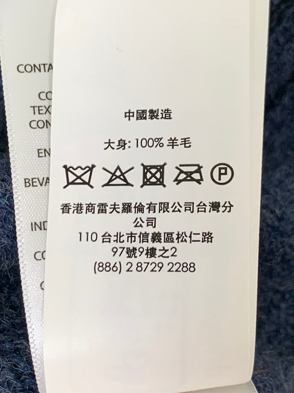 【中古品】【メンズ】 RALPH LAUREN ラルフローレン DUCK SWEATER ダック セーター メンズ トップス 146-260421-KS-34-min サイズ:L カラー:ブルー系 万代Net店