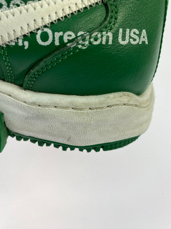 【中古品】【メンズ】 NIKE ナイキ OFF-WHITE AIR FORCE 1 MID SP LTHR DR0500-300 オフホワイト エアフォース ワン ミッド エスピー レザー 靴 シューズ スニーカー 160-260422-KS-12-min サイズ:28cm US10 カラー:グリーン 万代Net店