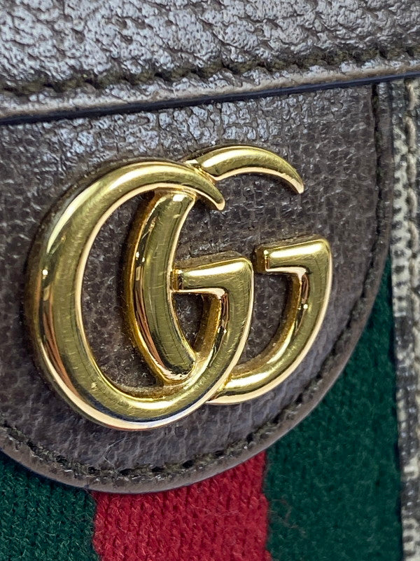【中古品】【メンズ/レディース】 GUCCI グッチ オフィディア GG ジップアラウンドウォレット 523154 財布 181-260428-KS-01-min カラー:ブラウン系 万代Net店