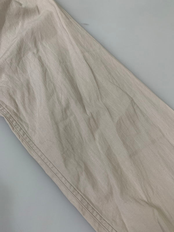 【中古品】【レディース】 MAISON MARTIN MARGIELA メゾン マルタン マルジェラ LS COTTON SHIRT S31CT0656 長袖 コットン シャツ トップス 170-260424-jt-38-min サイズ:40 カラー:ライトベージュ 万代Net店