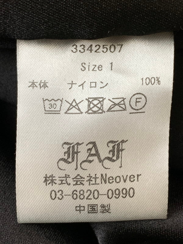 【中古品】【メンズ】 FAF エフエーエフ FWU-45 FLIGHT JACKET 3342507 フライトジャケット アウター 142-260429-kk-15-min サイズ:1 カラー:ブラック 万代Net店