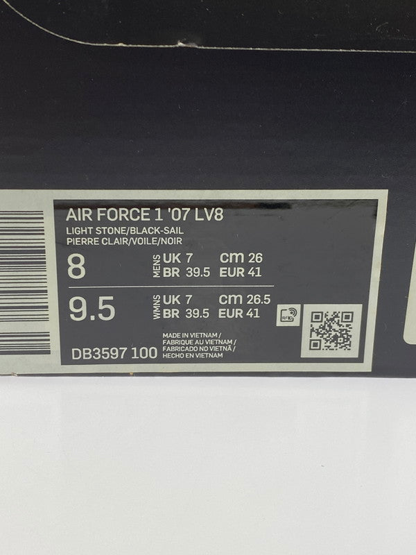 【中古美品】【メンズ】 NIKE ナイキ AIR FORCE 1 ’07 LV8 DB3597-100 エア フォース ワン 靴 シューズ スニーカー SNEAKER 160-260430-KS-04-min サイズ:26cm US8 カラー:アイボリー 万代Net店