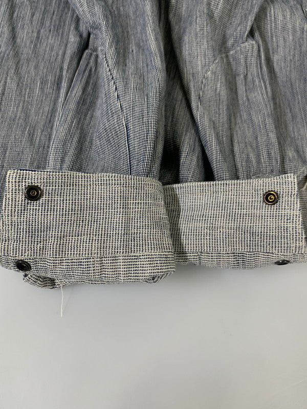【中古品】【メンズ】 NAVAL CLOTHING TAILOR ネイビー・クロージング・テーラー LS COTTON SHIRT SC12112 長袖 コットン シャツ メンズシャツトップス ボタンダウン 145-260430-em-44-min サイズ:S カラー:ネイビー系 万代Net店