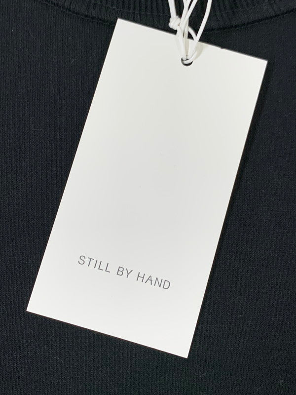 【中古品】【メンズ】 STILL BY HAND スティルバイハンド CREWNECK RAGLAN SLEEVE SWEAT SHIRT BLACK CS03254 クルーネック ラグランスリーブ スウェットシャツ メンズ トップス 140-260430-em-43-min サイズ:50 カラー:ブラック 万代Net店