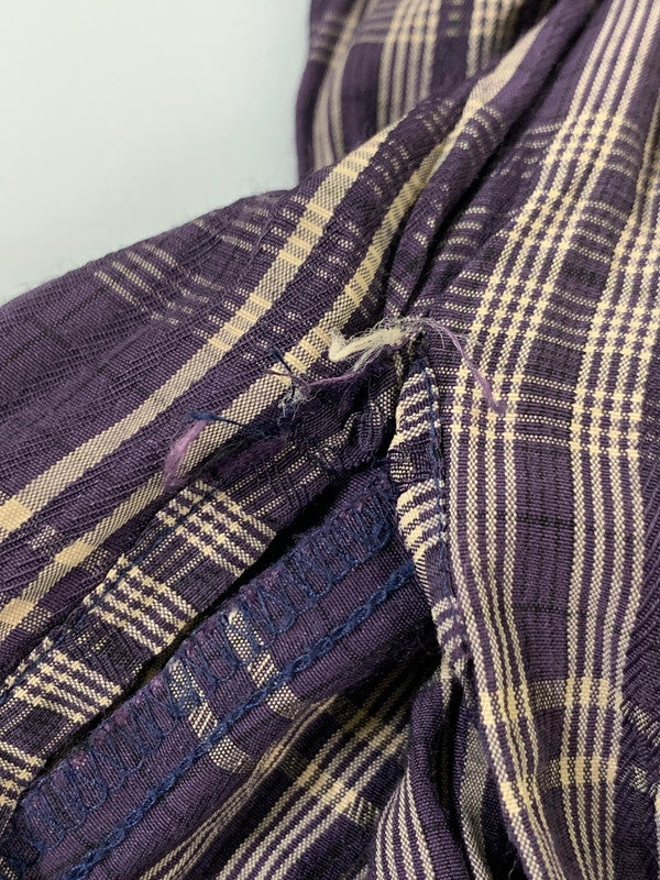 【中古品】【メンズ】 USED 50-60S RAYON L S SHIRT レーヨン ロングスリーブ 長袖シャツ ヴィンテージ 146-260503-AS-47-min サイズ:下記参照 カラー:パープル 万代Net店