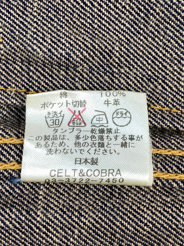 【中古品】【メンズ】 CELT&COBRA ケルト アンド コブラ LS DENIM JACKET CJK-3 長袖 デニムジャケット メンズ アウター トップス 140-260617-KS-05-min サイズ:不明 カラー:ブルー 万代Net店
