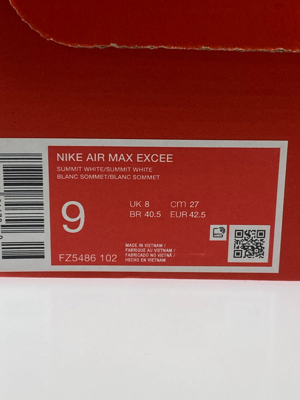 【中古美品】【メンズ】 NIKE ナイキ FZ5486-102 AIR MAX EXCEE 靴 シューズ スニーカー SNEAKER 160-260509-zi-01-min サイズ:27cm カラー:SUMMIT WHITE/SUMMIT WHITE 万代Net店