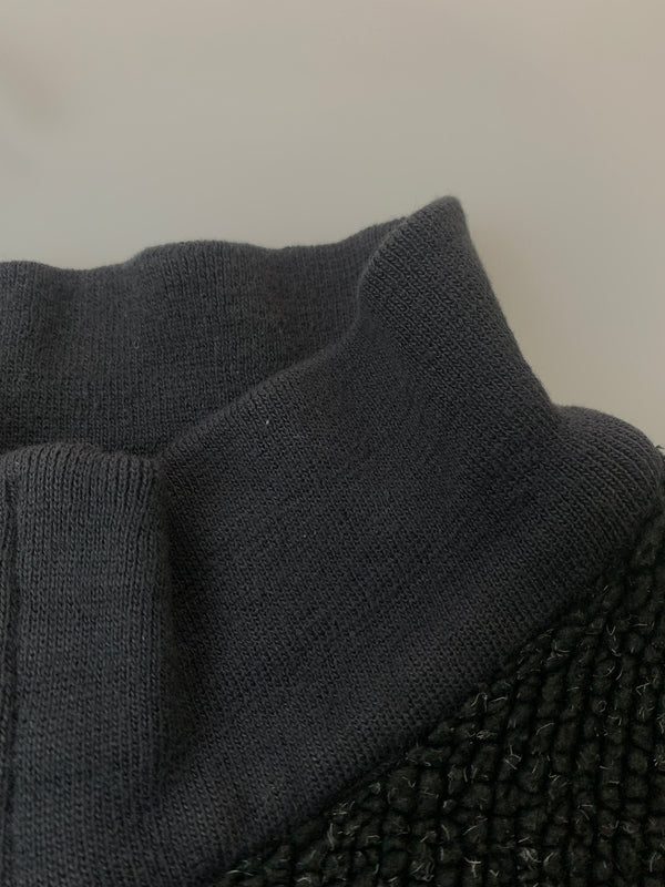 【中古品】【メンズ】 L.L.BEAN エルエルビーン 80S HALF ZIP FLEECE 80年代 ハーフジップ フリース トップス 146-260619-jt-23-min サイズ:L カラー:ブラック 万代Net店