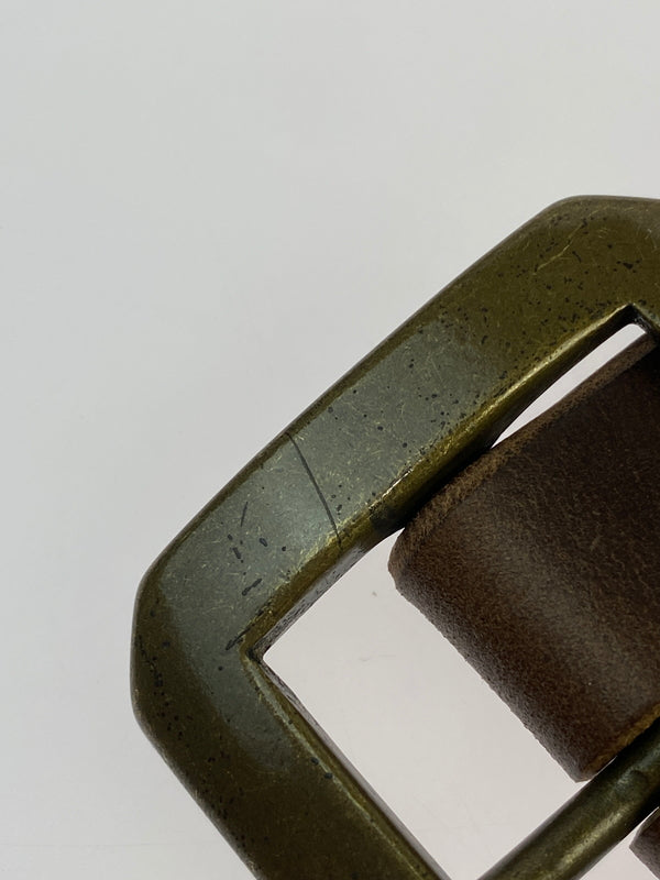 【中古品】【メンズ】 OPUS オーパス OIL LEATHER BELT オイルレザーベルト 革 アメカジ 205-260512-em-18-min サイズ:34 カラー:ブラウン 万代Net店