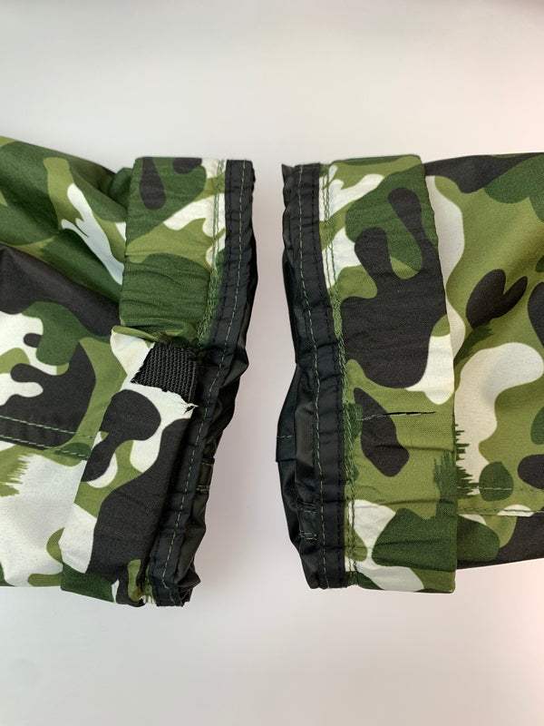 【中古品】【メンズ】 BLACKBARRETT ブラックバレット BY NEIL BARRETT バイ ニールバレット CAMO HOODED JACKET カモ フーデッド ジャケット メンズ アウター ナイロンジャケット アウトドア 141-260515-em-05-min サイズ:L カラー:グリーン系(カモ) 万代Net店