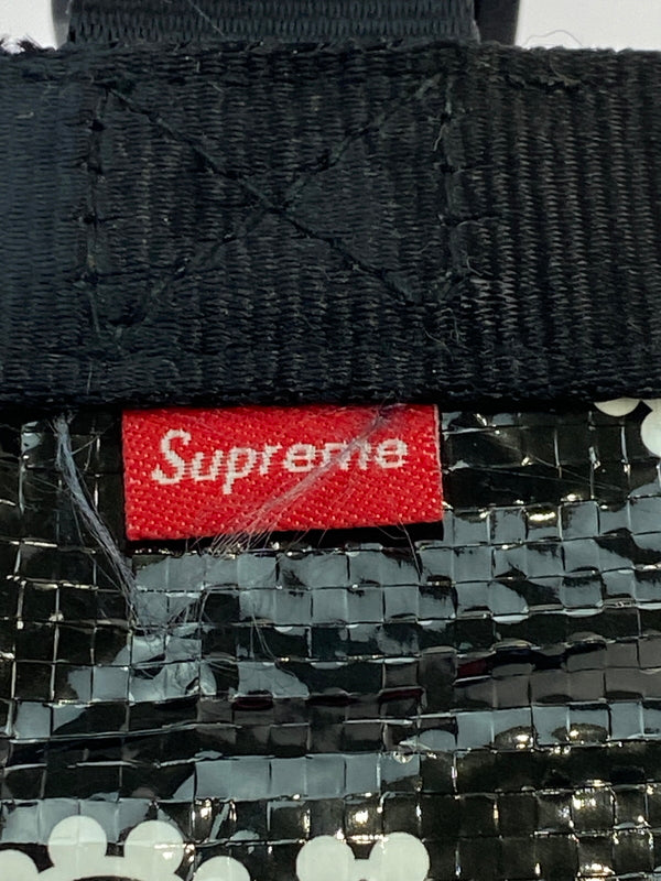 【中古品】【レディース】 SUPREME 21SS BANDANA TARP SIDE BAG BLACK バンダナ タープ サイドバッグ バンダナ柄 小型ショルダーバッグ 188-260521-em-16-min カラー:ブラック 万代Net店