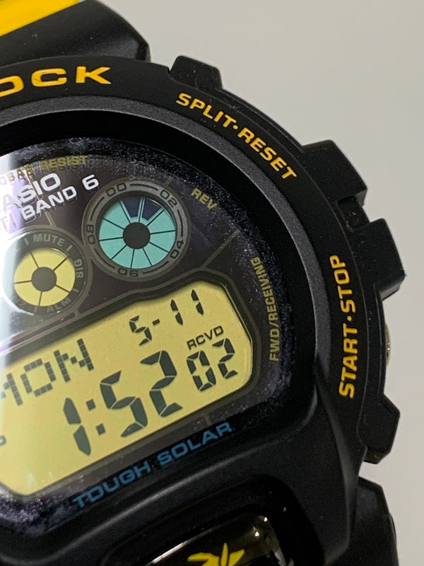 【中古品】【メンズ】 G-SHOCK ジーショック DIGITAL GW-6902K-9JR LOVE THE SEA AND THE EARTH イルクジ 2018 電波ソーラー デジタル腕時計 ウォッチ 196-260512-em-37-min カラー:ブラック/イエロー 万代Net店