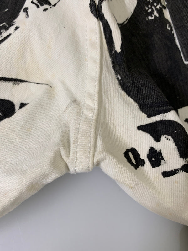 【現状渡し品】【メンズ】 USED ユーズド SEX PISTOLS PAINT PANTS パンツ 153-260516-zi-24-min サイズ:不明 カラー:ホワイト/ブラック系 万代Net店