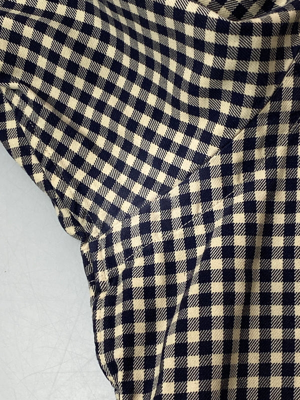 【中古品】【メンズ】 RALPH LAUREN ラルフローレン GINGHAM CHECK BUTTON DOWN SHIRT 90S ギンガムチェック ボタンダウンシャツ 90年代 ヴィンテージ メンズ 長袖シャツ 146-260521-em-23-min サイズ:M カラー:ネイビー系(ギンガムチェック) 万代Net店