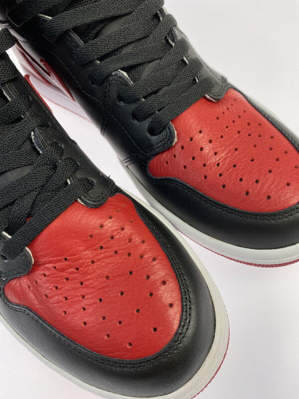 【中古品】【メンズ】 NIKE ナイキ AIR JORDAN 1 RETRO HIGH OG BANNED 555088-001 エアジョーダン 1 レトロ ハイ オリジナル スニーカー 靴 160-260607-SH-23-hon サイズ:29cm US11 カラー:BLACK/VARSITY RED-WHITE 万代Net店