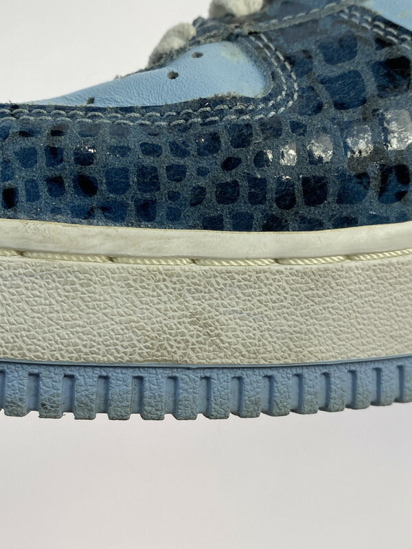 【現状渡し品】【メンズ】 NIKE ナイキ WMNS AIR FORCE 1 LOW PREMIUM 309439-411 エアフォース ロー プレミアム スニーカー 靴 シューズ SNEAKER 160-260513-KS-06-min サイズ:27.5cm US10.5 カラー:ライトブルー系 万代Net店