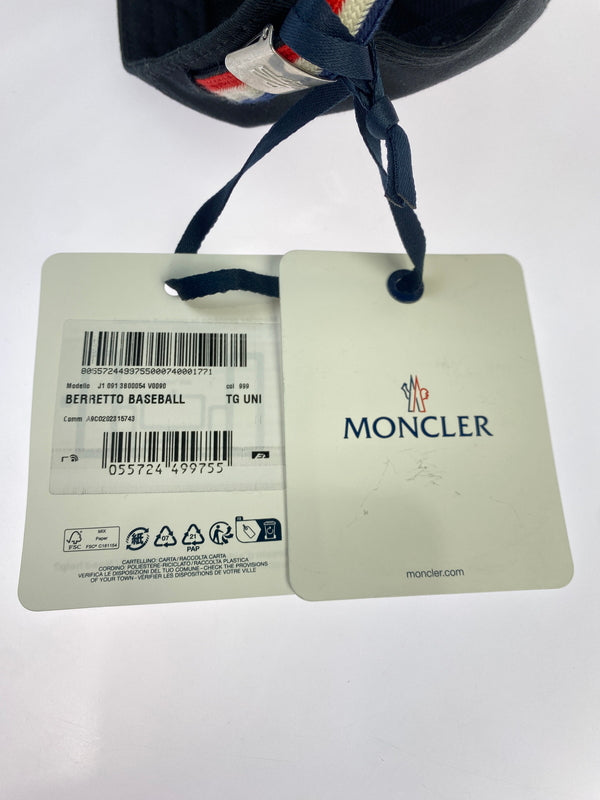 【中古品】【メンズ/レディース】 MONCLER モンクレール BERRETTO BASEBALL CAP J10913B00054 ベレット ベースボール キャップ 帽子 185-260521-em-82-min カラー:ブラック 万代Net店