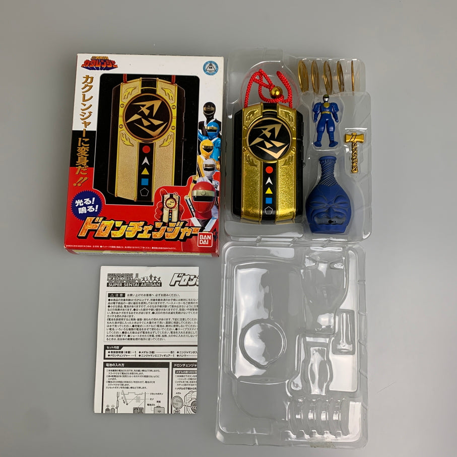 現状渡し品】 忍者戦隊カクレンジャー 戦隊職人ドロンチェンジャー