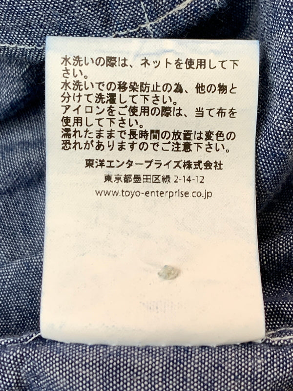 【中古品】【メンズ】 BUZZ RICKSON'S バズリクソンズ BLUE CHAMBRAY WORK SHIRT BR25995 ブルー シャンブレー ワークシャツ 長袖シャツ トップス 145-260529-yn-12-min サイズ:18-18 1/2 カラー:ブルー系 万代Net店