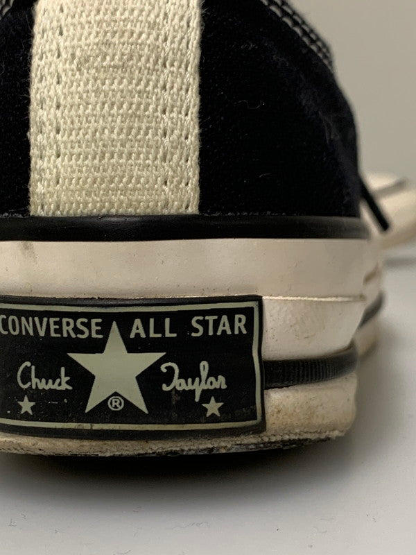 【中古品】【メンズ】 CONVERSE コンバース CHUCK TAYLOR CANVAS OX 1AD661 チャックテイラー キャンバス オックス スニーカー メンズ シューズ 靴 163-260521-em-62-min サイズ:25.0cm カラー:ブラック 万代Net店