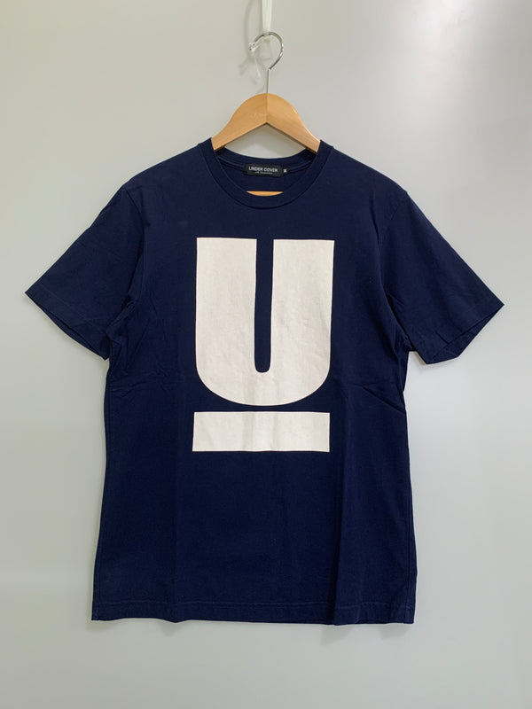 【WE MAKE NOISE NOT CLOTHES】■アンダーカバー(UNDERCOVER)■ロゴTシャツ ホワイト×ブラック but scab85デニム ■M■ 【WE MAKE NOISE NOT CLOTHES】■アンダーカバー(UNDERCOVER)■ロゴTシャツ ホワイト×ブラック but scab85デニム ■M■