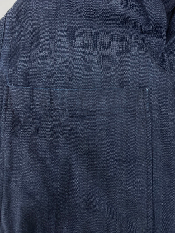 【中古品】【メンズ】 The Stylist Japan ザ・スタイリストジャパン SHAWL COLLAR GOWN COAT TSJB-75203-24 ショールカラー ガウンコート ライトアウター 178-260627-kk-05-hon サイズ:S カラー:インディゴ 万代Net店