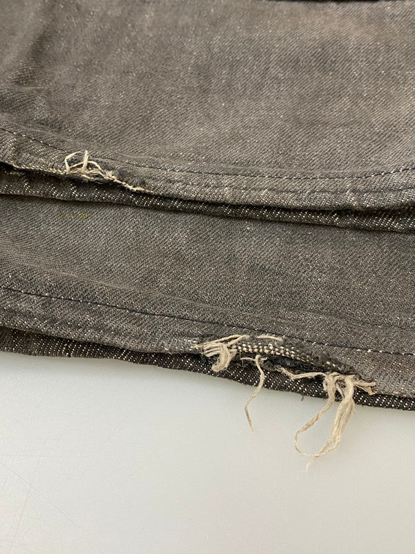 【中古品】【メンズ】 NEIGHBORHOOD ネイバーフッド FRAGMENT NARROW PATCHWORK DENIM PANTS フラグメントナローパッチワークデニムパンツ ジーンズ 153-260606-kt-05-min サイズ:M カラー:ブラック 万代Net店