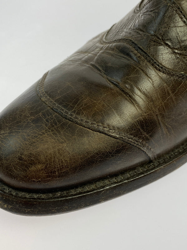 【現状渡し品】【メンズ】 BELSTAFF ベルスタッフ ZIP LEATHER BOOTS ジップ レザーブーツ 靴 164-260611-yn-07-min サイズ:43 カラー:ブラウン系 万代Net店