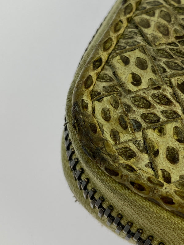 【現状渡し品】【メンズ/レディース】 BOTTEGA VENETA ボッテガ ヴェネタ ラウンドファスナー 長財布 181-260713-KS-10-min カラー:イエロー系 万代Net店