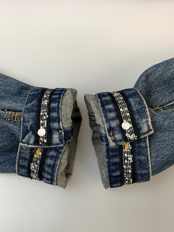 【中古品】【メンズ】 NUMBER NINE ナンバーナイン LOVELESS GULD PRIME EXCLUSIVE DENIM JACKET ラブレス ギルドプライム エクスクルーシブ デニムジャケット アウター 140-260618-KS-18-min サイズ:L カラー:ブルー 万代Net店