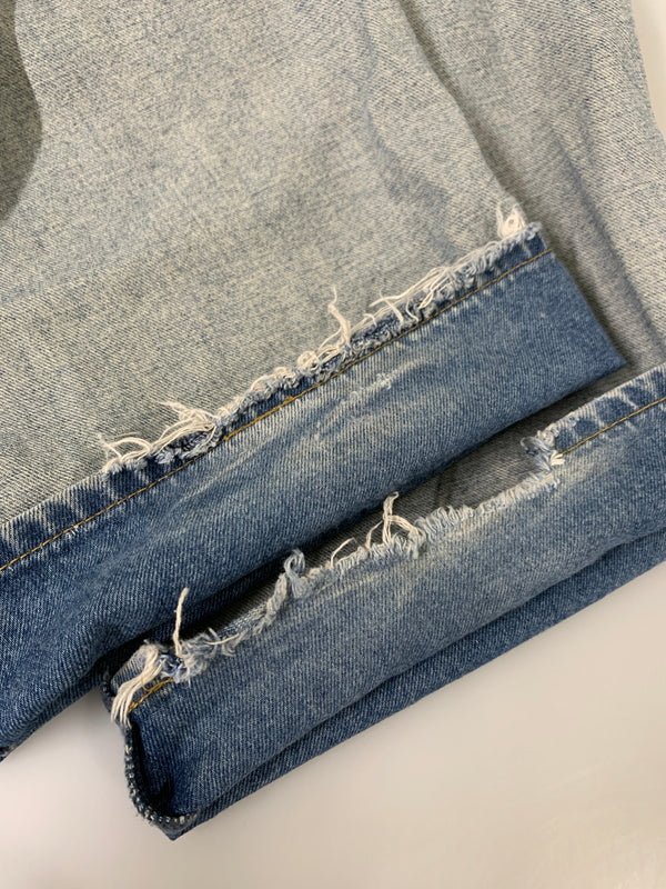 【中古品】【メンズ】 MASON PRINCE メイソンプリンス WIDE DENIM PANT ワイドデニムパンツ ジーンズ 152-260615-kt-05-min サイズ:W32 カラー:ブルー系 万代Net店
