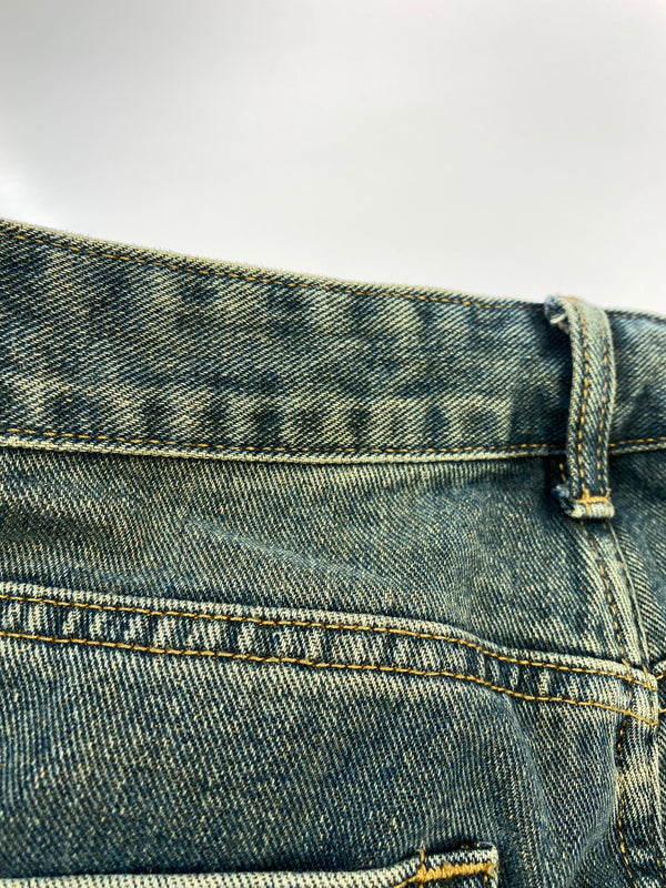 【現状渡し品】【メンズ】 BJHG ビージャストハグ WIDE BAGGY DENIM PANT デニムパンツ ボトムス 153-260718-AS-69-min サイズ:L カラー:インディゴ 万代Net店