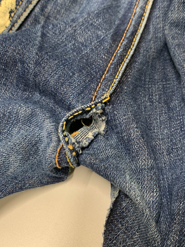 【現状渡し品】【メンズ】 EVISU エヴィス DENIM PANTS デニムパンツ ボトムス 156-260619-yn-30-min サイズ:34×35 カラー:インディゴ 万代Net店