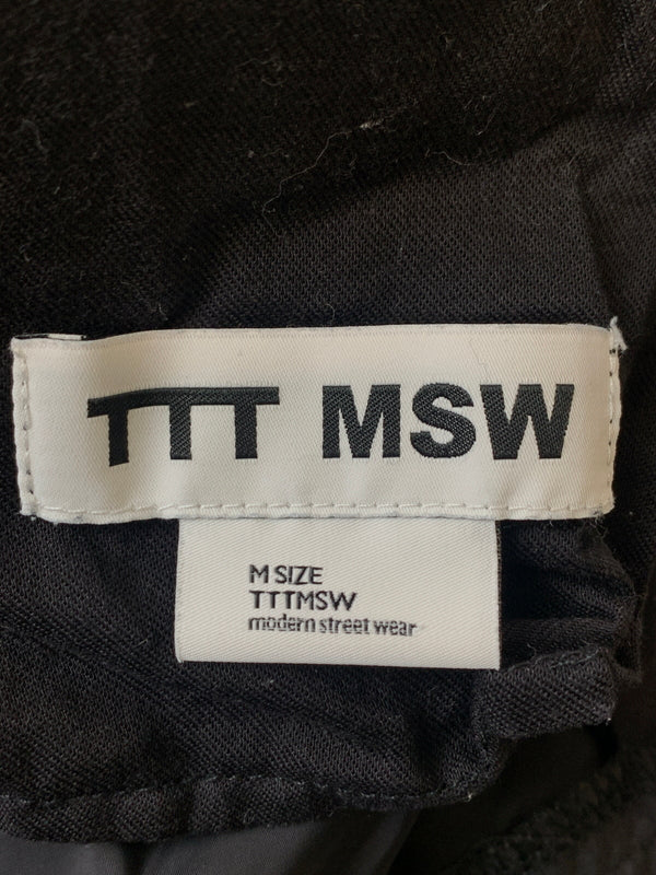 【中古品】【メンズ】 TTT MSW ティーモダンストリートウエア NEW STANDARD STRAIGHT PANTS TTT-2024SS-PT05 ニュースタンダードストレートパンツ ボトムス 153-260619-yn-22-min サイズ:M カラー:ブラック 万代Net店