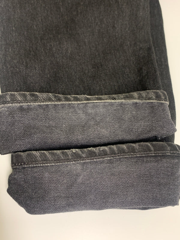 【中古品】【メンズ】 SUPREME シュプリーム STRAIGHT BLACK DENIM PANTS ストレート ブラック デニムパンツ ボトムス 149-260622-yn-03-min サイズ:30 カラー:ブラック 万代Net店