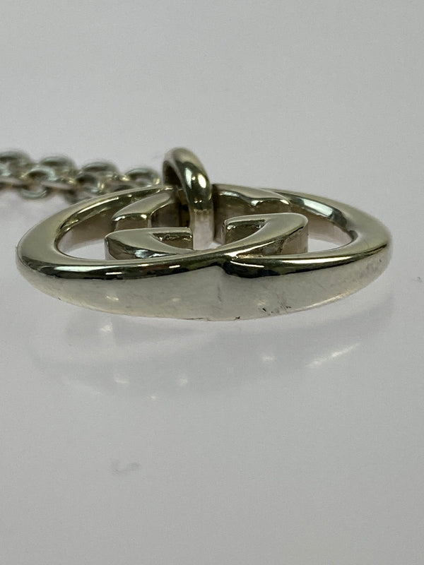 【中古品】【メンズ/レディース】 GUCCI グッチ インターロッキングG ネックレス アクセサリー ペンダント 182-260702-hu-03-min カラー:シルバー 万代Net店
