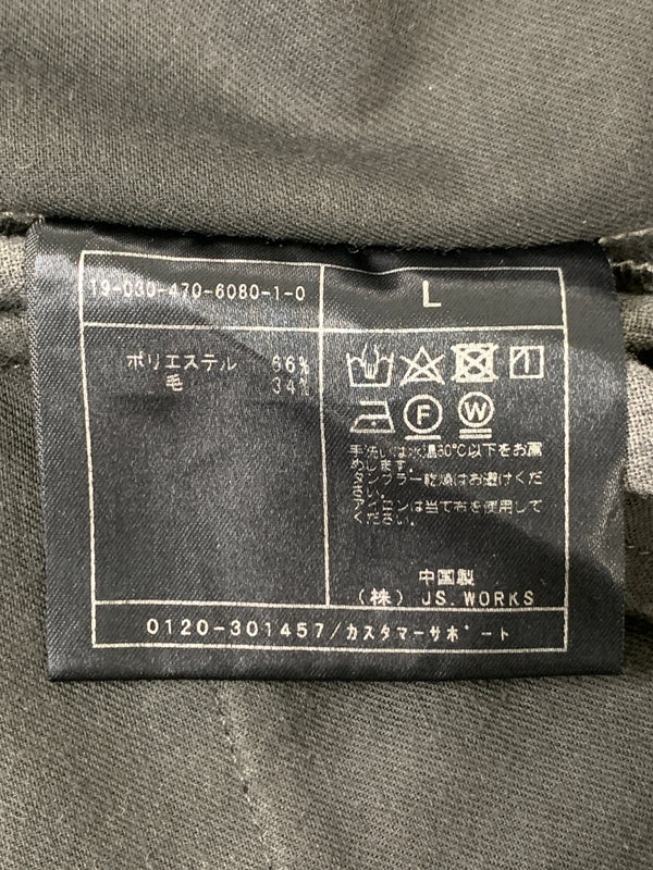 【中古品】【メンズ】 JOURNA STANDARD ジャーナルスタンダード EASY SLACKS 19-030-470-6080-1-0 イージー スラックス ボトムス 151-260707-jt-06-min サイズ:L カラー:グレー 万代Net店