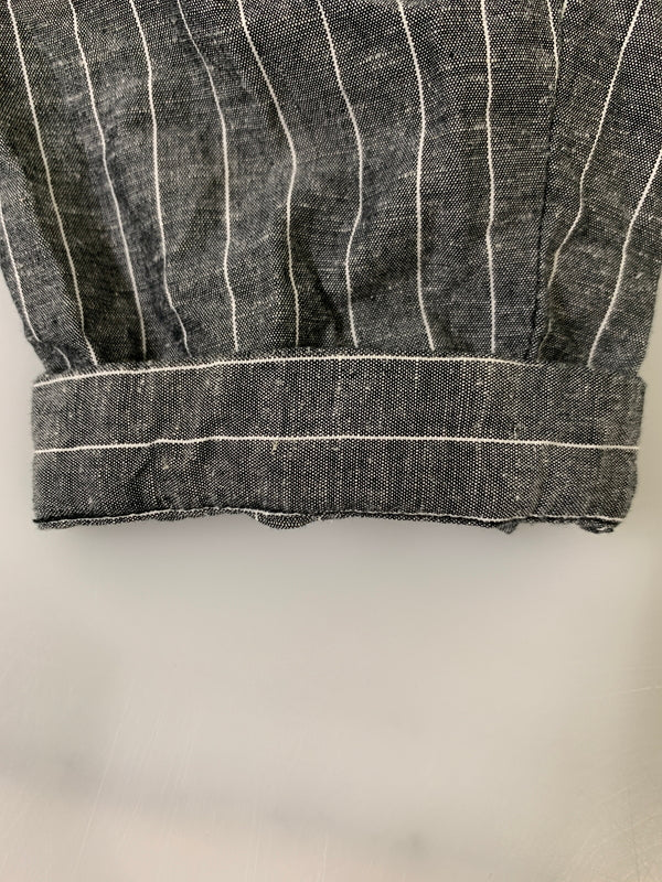 【中古品】【メンズ】 ANACHRONORM アナクロノーム PULLOVER STRIPE SHIRT プルオーバー ストライプシャツ 長袖シャツ メンズ トップス 140-260706-KS-33-min サイズ:03/36 カラー:グレー 万代Net店