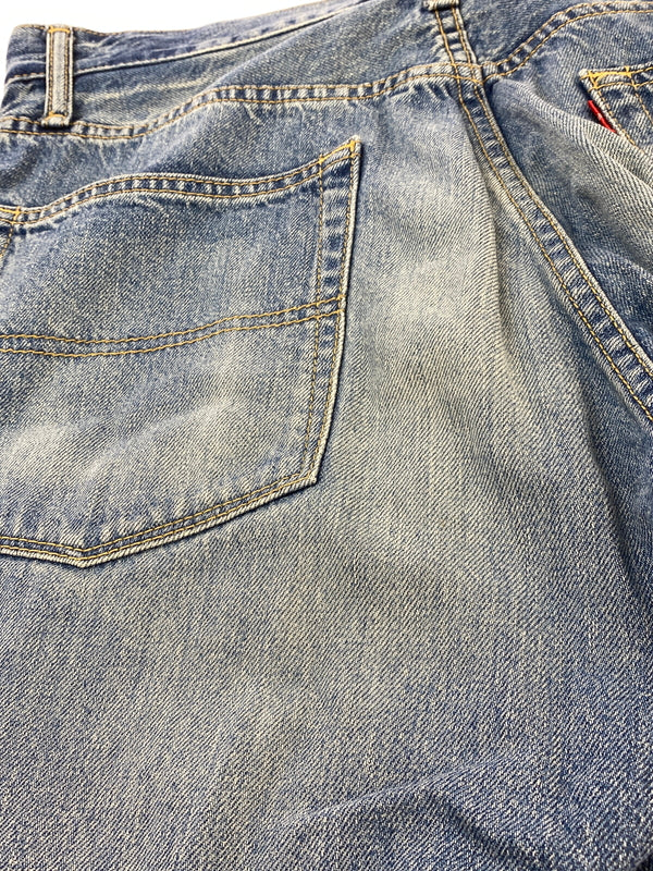 【中古品】【メンズ】 BIG JOHN ビッグジョン 60S 復刻 CLASSIC STRAIGHT DENIM PANTS M102SL クラシック ストレート デニムパンツ ヴィンテージ ジーンズ 60年代 156-260710-em-45-min サイズ:31 カラー:インディゴブルー 万代Net店