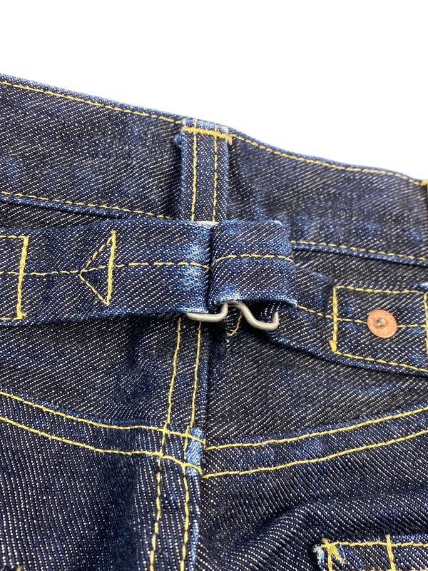 【中古品】【メンズ】 KOJIMA GENES 児島ジーンズ シンチバック デニムパンツ メンズ ボトムス ジーンズ ジーパン 156-260710-em-44-min サイズ:30 カラー:インディゴブルー 万代Net店