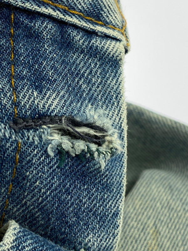 【中古品】【メンズ】 LEVI'S リーバイス 70-80S 66後期 501 DENIM PANTS 70年代 80年代 501 デニムパンツ メンズ ボトムス ジーンズ ジーパン ヴィンテージ 157-260710-em-47-min サイズ:W30×L36 カラー:インディゴブルー 万代Net店