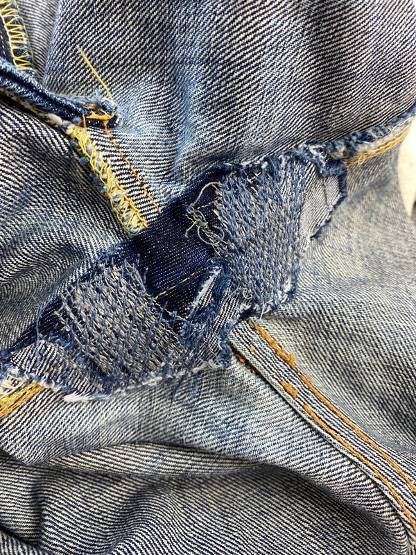 【現状渡し品】【メンズ】 DENIME ドゥニーム オフセットベルトループ DENIM PANTS デニムパンツ メンズ ボトムス ジーパン ジーンズ 156-260710-em-43-min カラー:インディゴブルー 万代Net店
