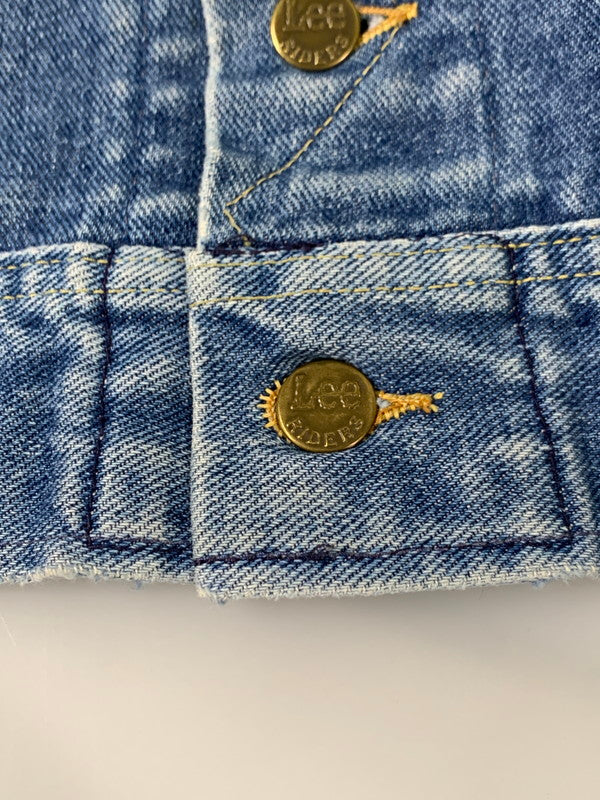 【中古品】【メンズ】 LEE リー DENIM JACKET 220J 80'S デニム ジャケット 80年代 ヴィンテージ メンズ アウター Gジャン 146-260710-em-58-min サイズ:38 カラー:インディゴブルー 万代Net店